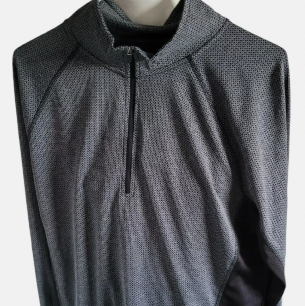 Athletics Works Dri•More Men's Long Sleeve 1/4 Zip Jacket Size Medium